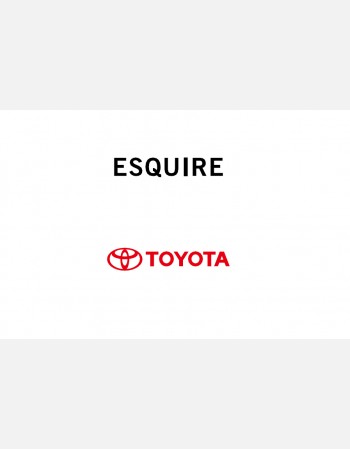toyota esquire 2016-2017 owners manual in english